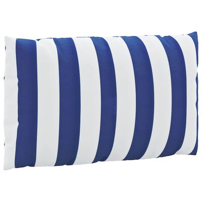 vidaXL Palečių pagalvėlės, 2vnt., mėlynos ir baltos, oksfordo audinys