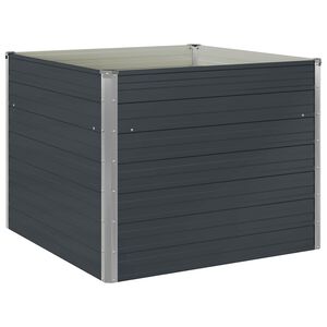 vidaXL Pakeltas sodo lovelis, antr. sp., 100x100x77cm, galvan. plienas
