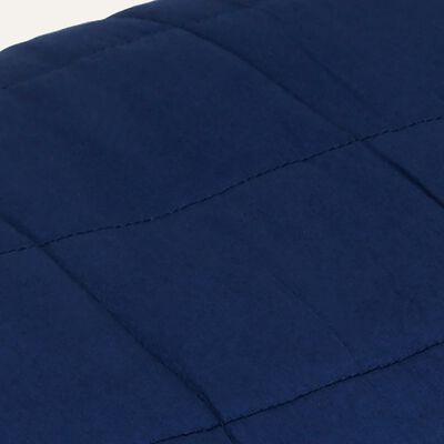 vidaXL Sunki antklodė, mėlynos spalvos, 235x290cm, audinys, 15kg