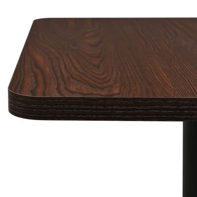 vidaXL Bistro staliukas, tamsios pelenų spalvos, 60x60x107cm