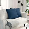 vidaXL Sofa Pagalvės 2 pcs Mėlyna 50 x 50 cm audinys