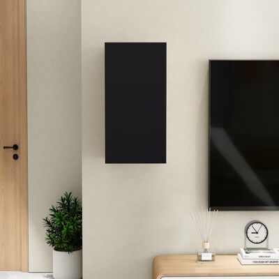 vidaXL Televizoriaus spintelė, juodos spalvos, 30,5x30x60cm, MDP