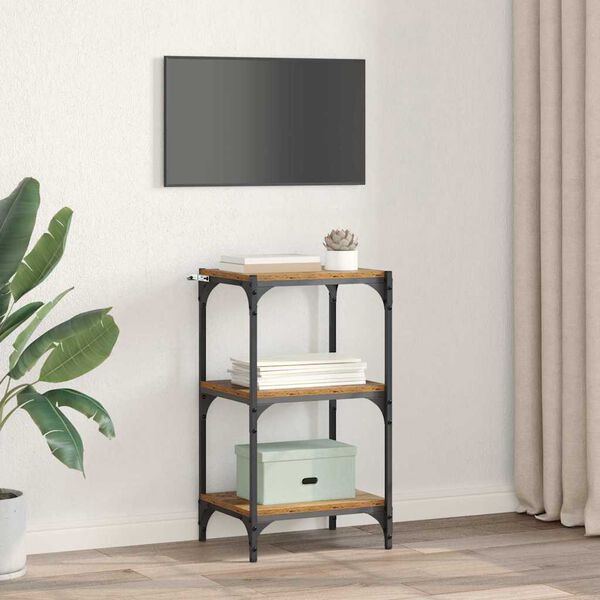 vidaXL Knygų spinta Sena mediena 40 x 33 x 70,5 cm