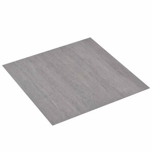 vidaXL Savesiūnančių Grindų Plok&scaron;tės Pilka ir medis 30,5 x 30,5 cm