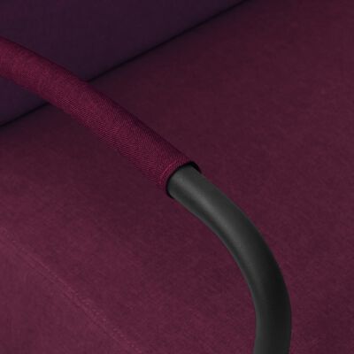 vidaXL Krėslas, violetinės spalvos, audinys