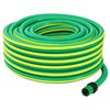vidaXL Sodo žarna 5 sluoksnių Žalia ir geltona 19 mm PVC