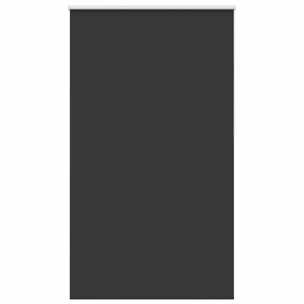 vidaXL roletas juodas 130x230 cm audinio plotis 126,6 cm poliesteris