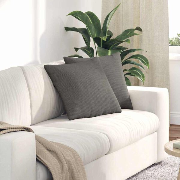 vidaXL Sofa Pagalvės 2 pcs Šviesiai pilka 45 x 45 cm