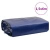 vidaXL Tentas, mėlynos spalvos, 1,5x6m, 650g/m&sup2;