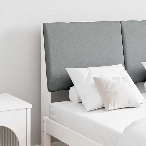 vidaXL Apmušta lovos galvūgalis Šviesiai pilka 120 cm