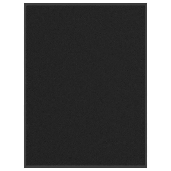 vidaXL Durų kilimėlis, juodos spalvos, 90x120cm