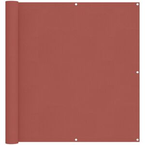 vidaXL Balkono Ekranas Terakotos 110 x 300 cm Oksfordo audinys