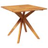 vidaXL Sodo stalas, 85x85x75cm, akacijos medienos masyvas