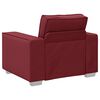 vidaXL Sofa Vyno raudona 99 x 80 x 84 cm audinys