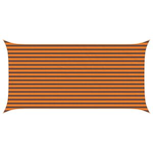 vidaXL Saulės burė Oranžinė ir ruda 5 x 2,5 m
