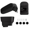 vidaXL Automobilio porankis Juoda 11x35x(32-49) cm ABS