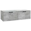 vidaXL Sieninė TV spintelė Betono pilka 98 x 41 x 30 cm