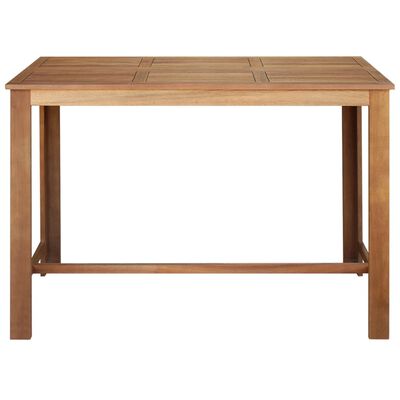vidaXL Baro stalas, masyvi akacijos mediena, 150x70x105cm