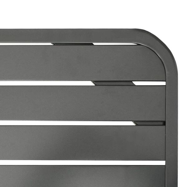 vidaXL Sodo stalas, tamsiai pilkos spalvos, 180x83x72cm, plienas