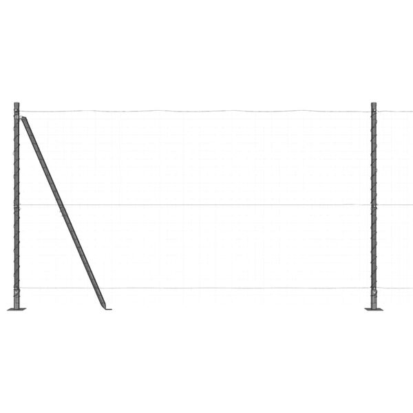 vidaXL Tvorelės stulpas 52 pcs Pilka 3,2 x 3,2 x 130 cm