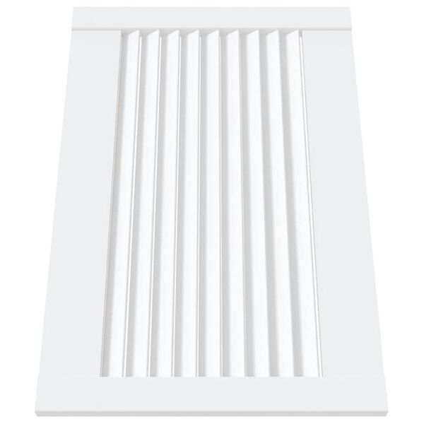 vidaXL Spintelės durelės, 2vnt., baltos, 39,5x59,4cm, pu&scaron;is