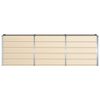 vidaXL Lovelis Ivory 160 x 40 x 75 cm Plienas