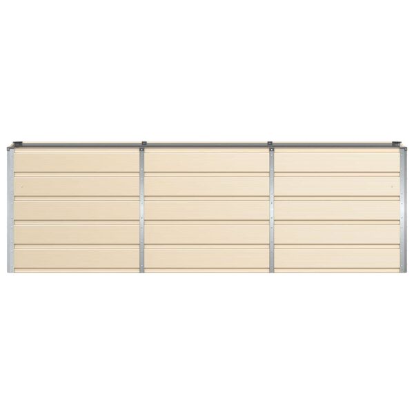 vidaXL Lovelis Ivory 160 x 40 x 75 cm Plienas