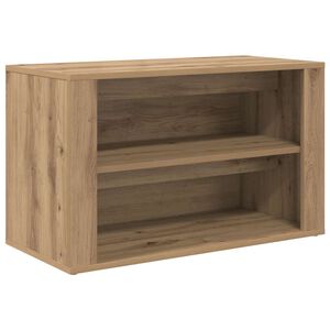vidaXL Batų stovas 75 x 35 x 45 cm Apdirbta mediena artisano ąžuolo