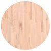 vidaXL Stalvir&scaron;is, 60x2,5cm, bukmedžio medienos masyvas, apskritas