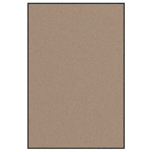 vidaXL Durų kilimėlis Bežinė ir juoda 120 x 180 cm 100% poliamidas