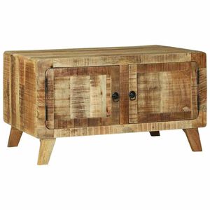 vidaXL Kavos staliukas Ruda 80 x 54 x 45 cm Kietas mango medis