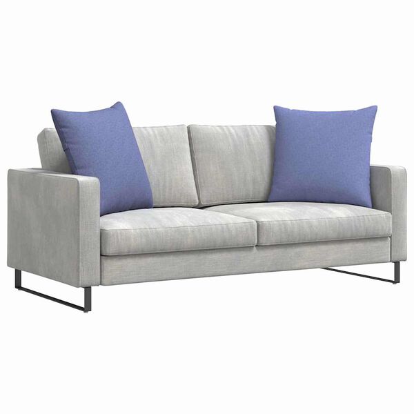 vidaXL Sofa Pagalvės 2 pcs Džinsinės mėlynos 60 x 60 cm audinys
