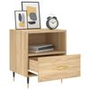 vidaXL Naktinės spintelės, 2vnt., sonoma ąžuolo, 40x35x47,5cm, mediena