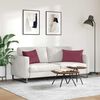 vidaXL Sofa Pagalvės 2 pcs Vyno raudona 60 x 40 cm audinys