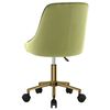vidaXL Pasukamos valgomojo kėdės, 2vnt., &scaron;viesiai žalios, aksomas