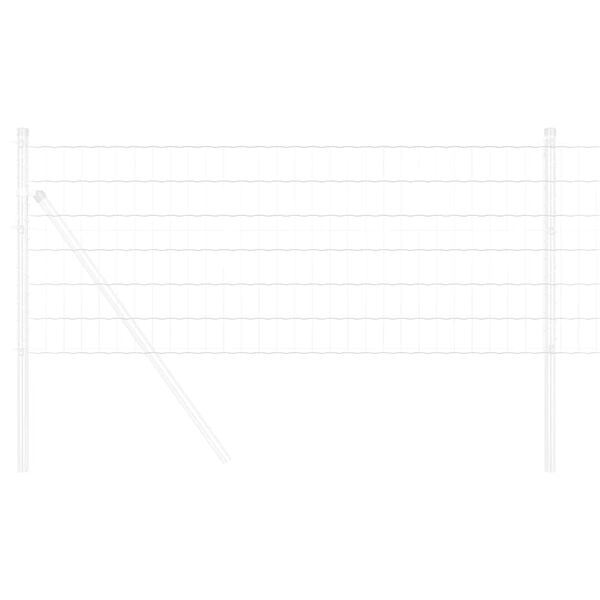 vidaXL Euro tvora 0,8 x 25 m PVC padengta geležis