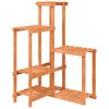 vidaXL Gėlių stovas, 62,5x61,5x101,5cm, eglės medienos masyvas