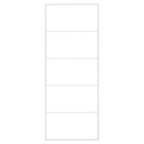 vidaXL Rankšluosčių kabykla, balta, 45x10x115 cm, plienas