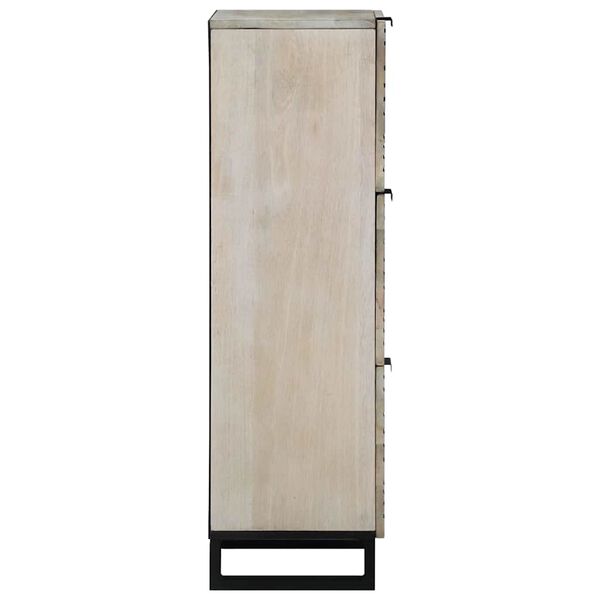 vidaXL Medijų saugojimo spintelės ir stelažai Balta ir juoda