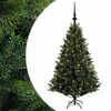 vidaXL Dirbtinė Kalėdų eglutė su burbulais 120 cm 150 LED &Scaron;ilta balta