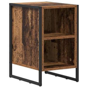 vidaXL Naktinis staliukas Senovinis medis 39.5 x 30 x 50 cm