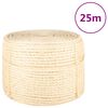 vidaXL Virvė, 25m, 100% sizalis, 10mm