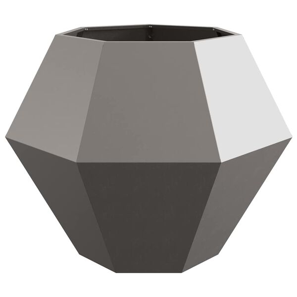 vidaXL Lovelis Rūdijanti 100 x 100 x 80 cm