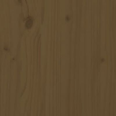 vidaXL Lovos rėmas, medaus rudas, 180x200cm, mediena, itin didelis