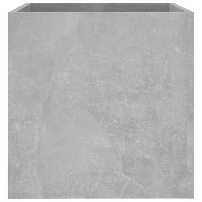 vidaXL Lovelis, betono pilkos spalvos, 40x40x40cm, apdirbta mediena