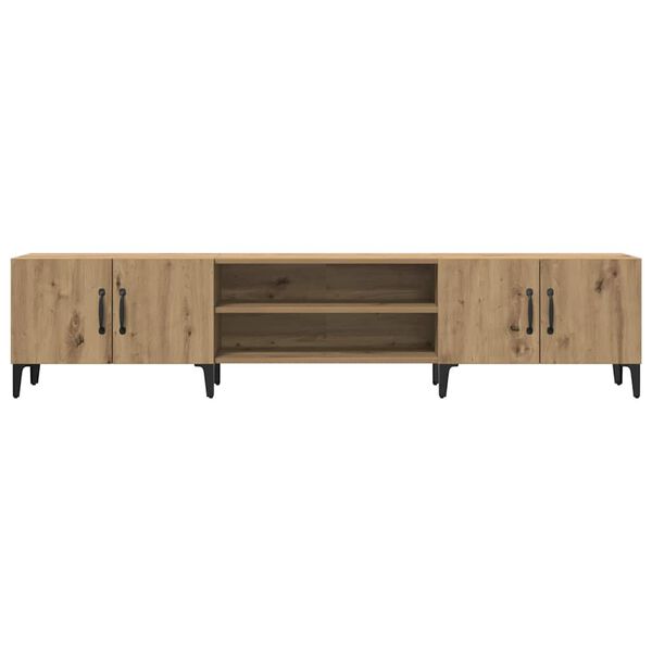 vidaXL Televizoriaus spintelė, artisano ąžuolo, 180x31,5x40cm, mediena