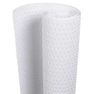 vidaXL Balkono pertvaros, 10vnt., baltos, 255x19cm, poliratanas