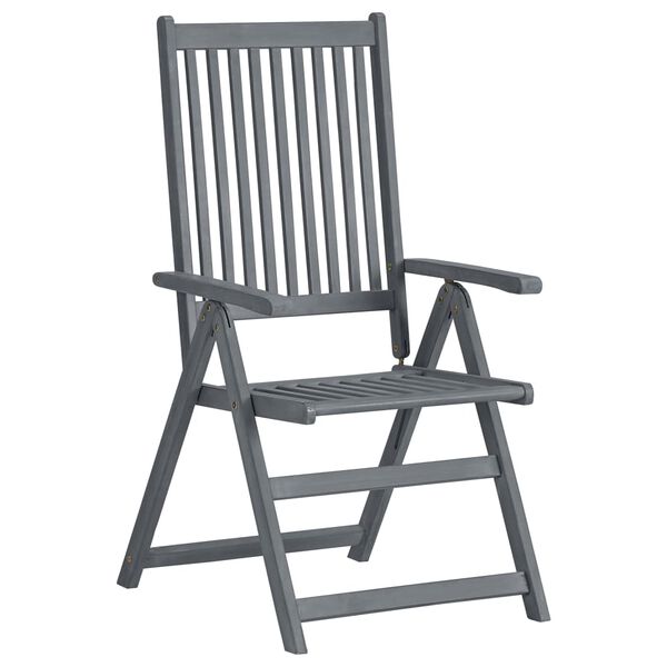 vidaXL Sodo valgomojo komplektas, 5 dalių, akacijos medienos masyvas