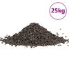 vidaXL Bazalto žvyras, juodos spalvos, 25kg, 5&ndash;8mm