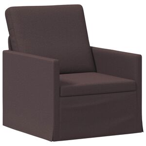vidaXL Viena sofa Tamsiai rudas 70 x 81 x 82 cm Audinys